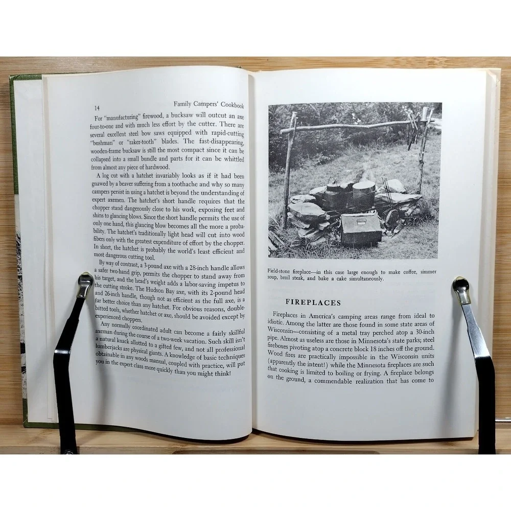 Family Campers' Cookbook Bill Riviere (1965, Hardcover) FIRST EDITION